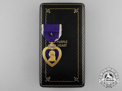 An American Purple Heart With Case