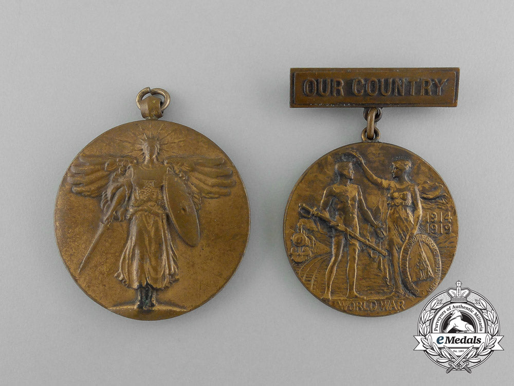 two_first_war_american_medals_e_3005