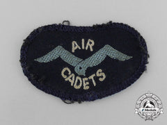 United Kingdom. A Royal Air Force (Raf) Air Defence Cadet Corps Shoulder Flash
