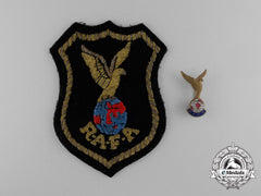 United Kingdom. A Royal Air Force Association (Raaf) Blazer Patch And Badge