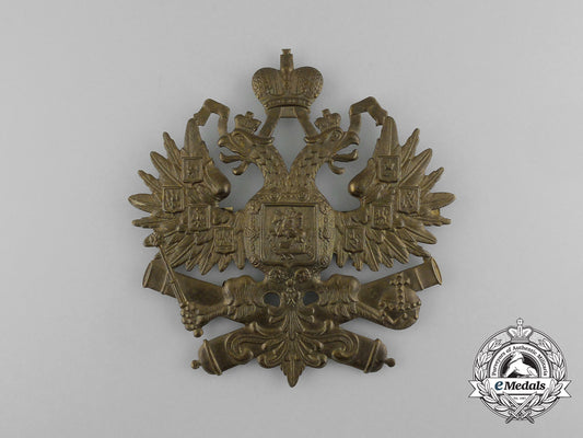 russia,_imperial._an_artillery_regiment_helmet_plate,_c.1916_e_3162