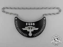 An Nskk Traffic Educator’s (Verkehrserziehungsdienst) Gorget