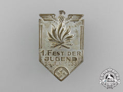 A 1933 1St Festival Of Youths Badge