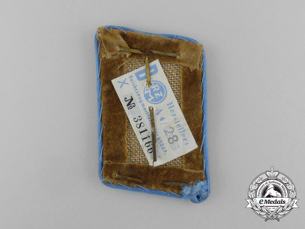 a_scarce_single_nsdap_reichs/_gau/_kreis_level_oberabschnittsleiter_collar_tab;_rzm_tagged_e_3456