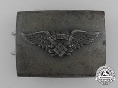 An Enlisted Man’s Rlb/Luftschutz Belt Buckle; 2Nd Pattern
