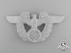 A Second War German Police “Shako” Eagle For A Service Pouch By C.t.d