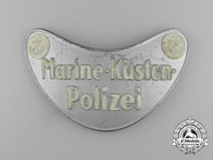 Germany. A Rare Naval Coastal Police Gorget, C.1941