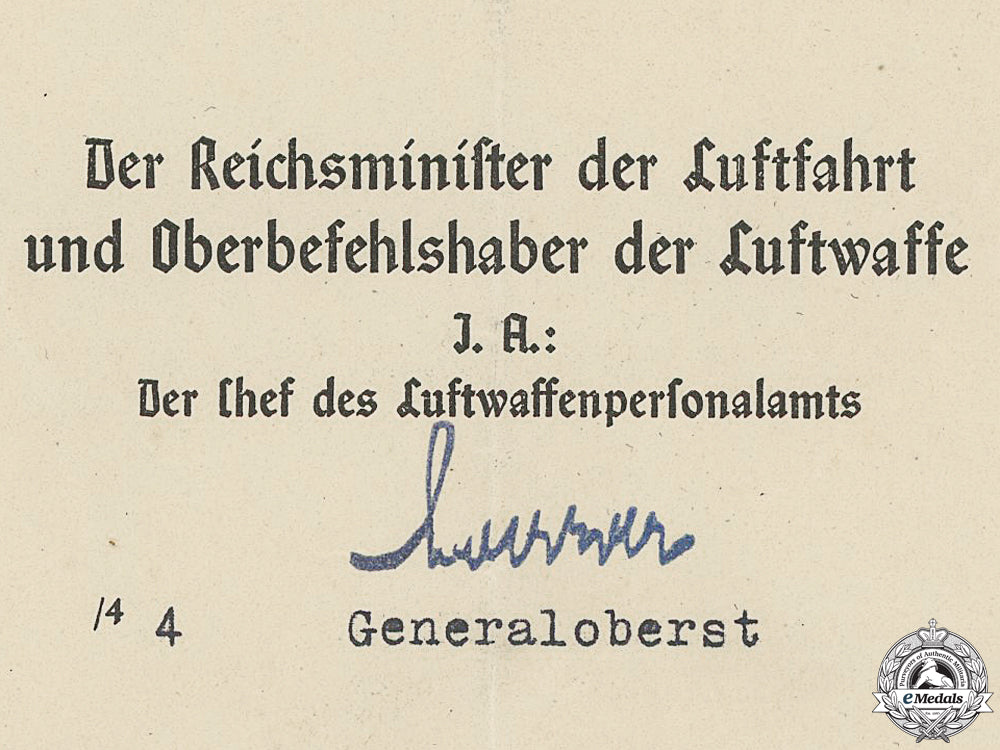 an_award_document_for_luftwaffe_paratrooper's_badge_e_357