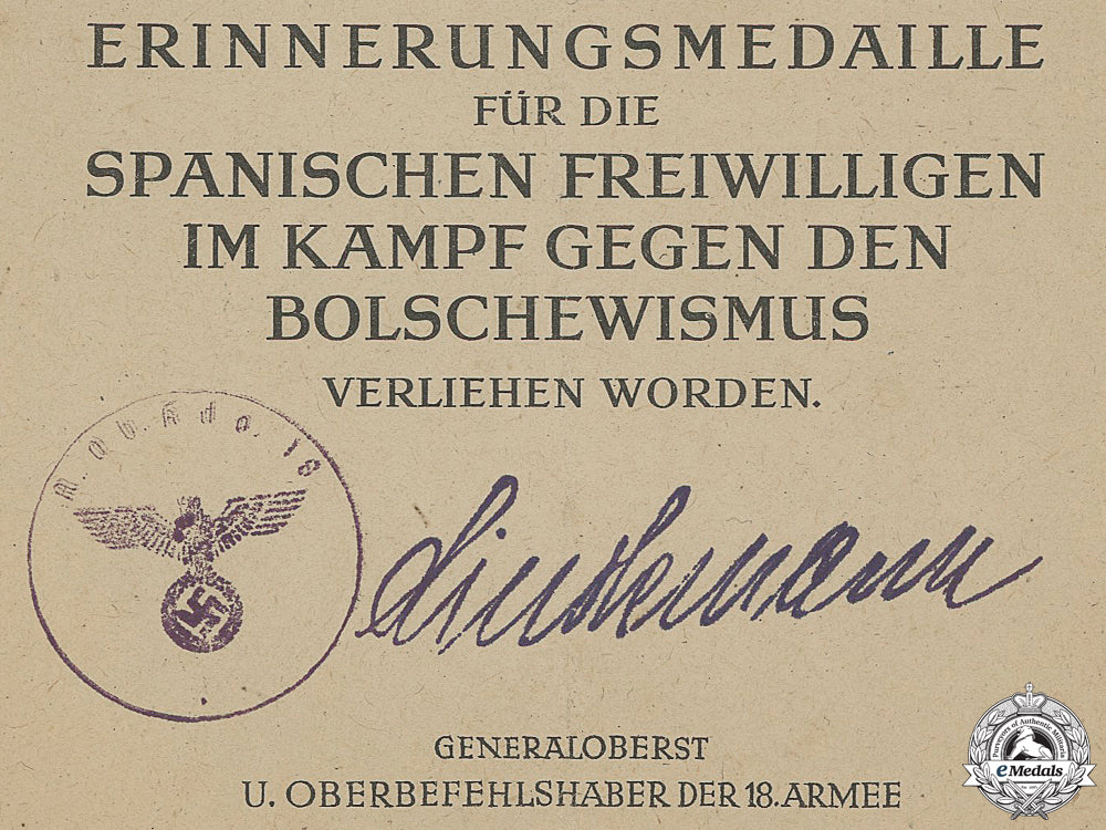 an_award_document_for_commemorative_medal_of_spanish_blue_division_e_366