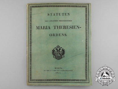 an1811_version_of_the_statutes_of_the_order_of_maria_theresa_e_3685