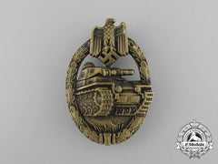 An Early Bronze Grade Tank Badge; Hollow Version