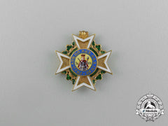 A Minature Saxon Military Order Of St. Henry In Gold