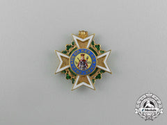 A Minature Saxon Military Order Of St. Henry In Gold