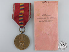 A Romanian Crusade Against Communism Medal 1941 With Packet