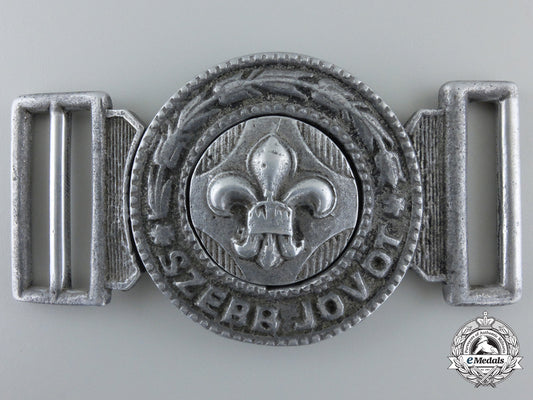 a1930'_s_hungarian_scout_leader's_belt_buckle_e_405