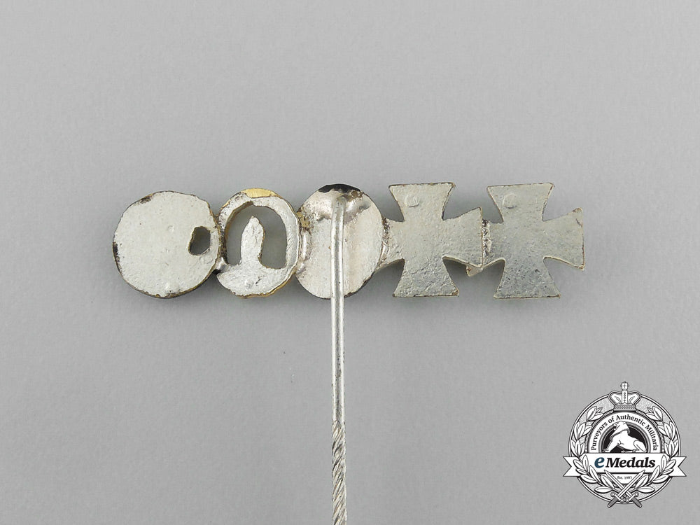 a1957_version_of_a_second_war_german_miniature_stick_pin_bar_consisting_of_five_awards_e_4129