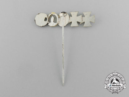 a1957_version_of_a_second_war_german_miniature_stick_pin_bar_consisting_of_five_awards_e_4130