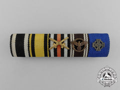 A First War & Nsdap Service Ribbon Bar