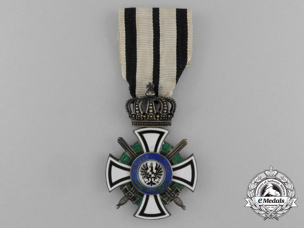 a_prussian_house_order_of_hohenzollern;_knight’s_cross_with_swords_by_sy&_wagner_e_4137