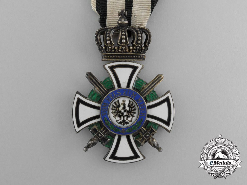 a_prussian_house_order_of_hohenzollern;_knight’s_cross_with_swords_by_sy&_wagner_e_4138