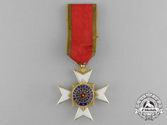 A House Order Of Schaumburg-Lippe Honour Cross In Gold; 3Rd Class