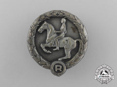 A 1932-45 German Youth Equestrian Badge; Marked