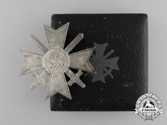 A War Merit Cross First Class With Swords By Deschler & Sohn In Its Original Case Of Issue