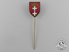 Germany, Weimar Republic. A Danzig Freikorps-Shield Stick Pin