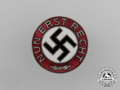 a“_now_more_than_ever”_nsdap_party_member’s_badge;_marked_e_4491