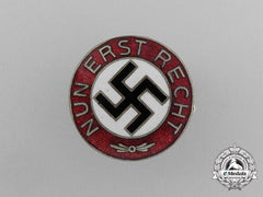 A “Now More Than Ever” Nsdap Party Member’s Badge; Marked