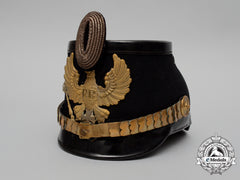 A Prussian Reserve Officer Line Jäger Battalion Shako, 1899 Model