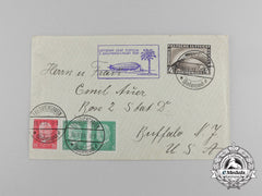 An Envelope Sent To Buffalo,Ny Via Airship “Graf Zeppelin”