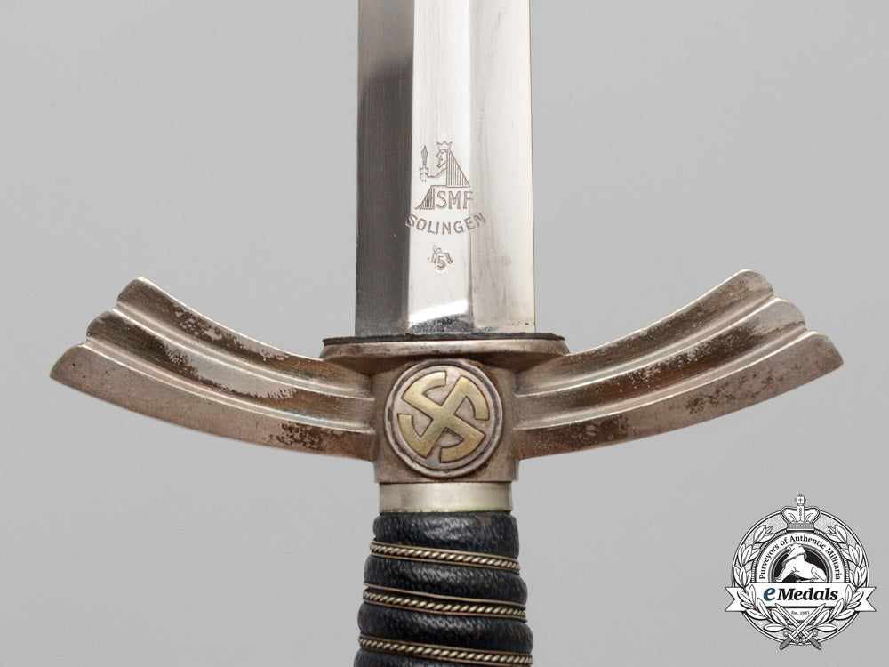 a_fine_quality_manufacture1_st_pattern_early_luftwaffe_dagger_by_stocker&_co._of_solingen_e_4832