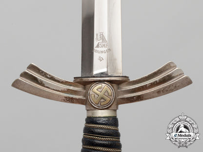 a_fine_quality_manufacture1_st_pattern_early_luftwaffe_dagger_by_stocker&_co._of_solingen_e_4832