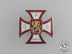 A Scarce Waffen-Ss Cross Of The Danish Volunteer Battalion For Service In Finland (1939-40)