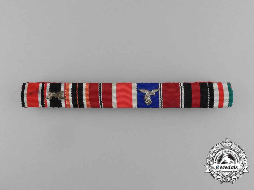 germany,_luftwaffe._an_extensive_ribbon_bar_with_nine_awards_e_4916