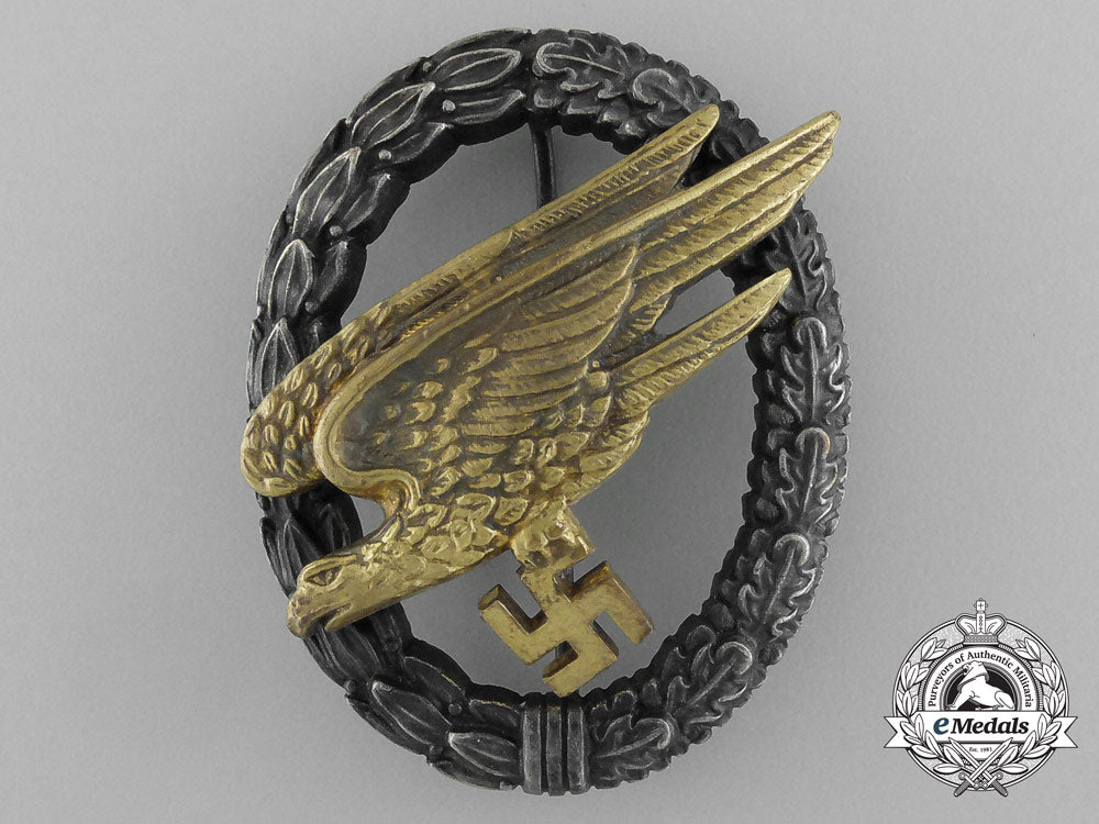 an_early_quality_luftwaffe_fallschirmjäger_badge_by_g.h_osang_of_dresden_e_4926