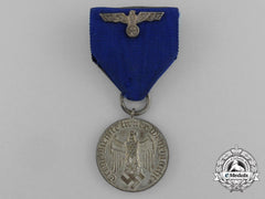 A Four-Year Wehrmacht Heer (Army) Long Service Medal; 4Th Grade