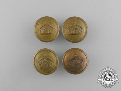 four_prussian_army_tunic_buttons_e_4994