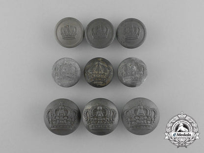 nine_bavarian_army_tunic_buttons_e_5000