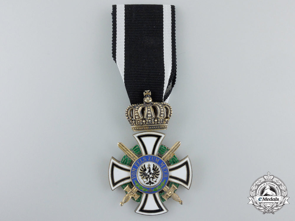 a_prussian_house_order_of_hohenzollern;_knight's_cross_by_wagner_e_503