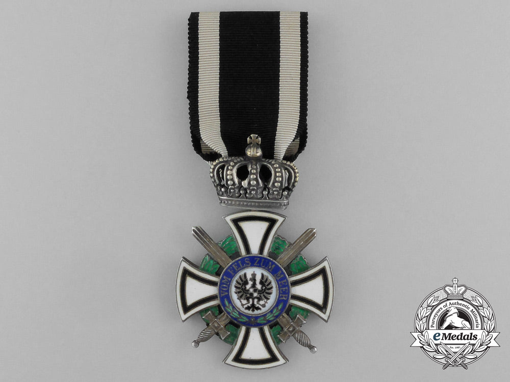prussian_house_order_of_hohenzollern;_knight's_cross_with_swords_by_friedlander_e_5063