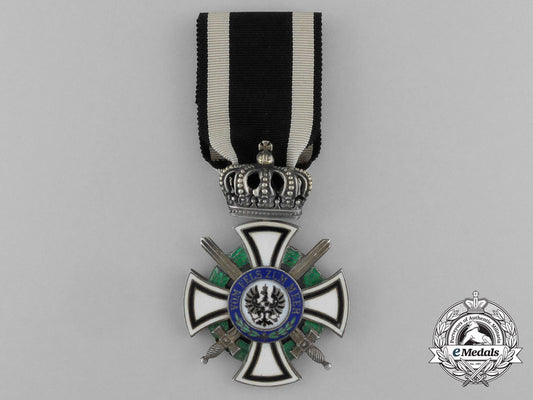 prussian_house_order_of_hohenzollern;_knight's_cross_with_swords_by_friedlander_e_5063
