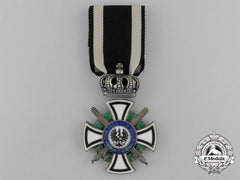 Prussian  House Order Of Hohenzollern; Knight's Cross With Swords By Friedlander