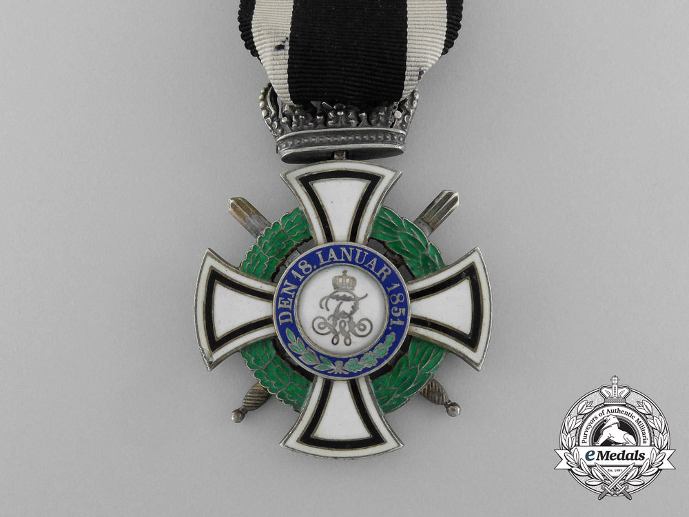 prussian_house_order_of_hohenzollern;_knight's_cross_with_swords_by_friedlander_e_5065