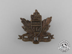 A First War 97Th Infantry Battalion "Toronto Americans" Cap Badge