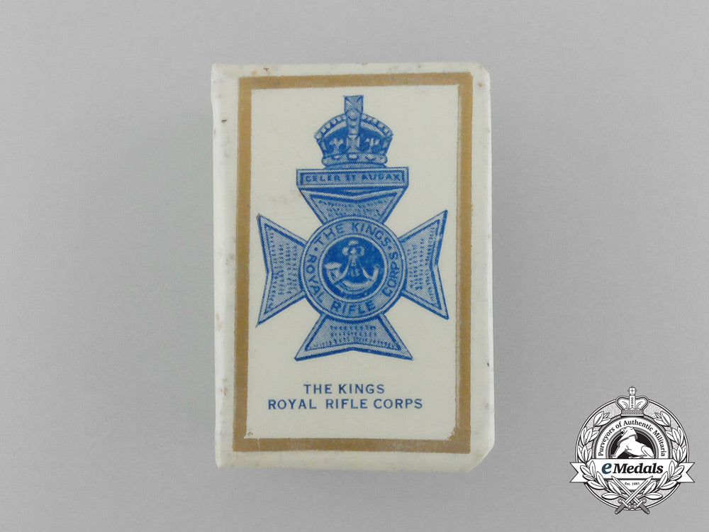 a_first_war_king's_royal_rifle_corps_matchbox_cover_e_5249