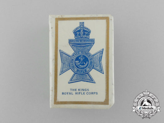 a_first_war_king's_royal_rifle_corps_matchbox_cover_e_5249