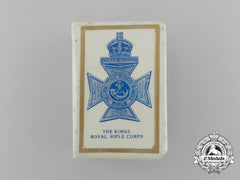A First War King's Royal Rifle Corps Matchbox Cover