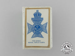 A First War King's Royal Rifle Corps Matchbox Cover